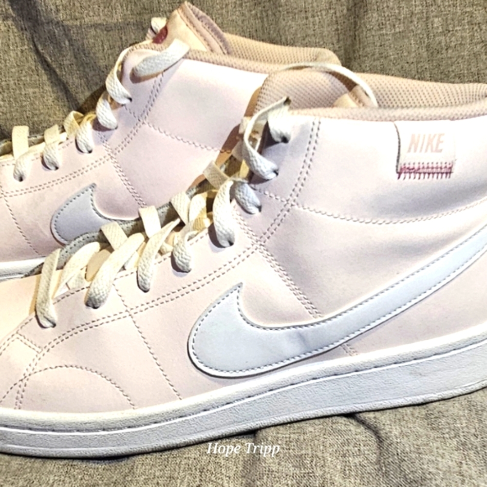 Nike Women's Pink High-Top Sneakers